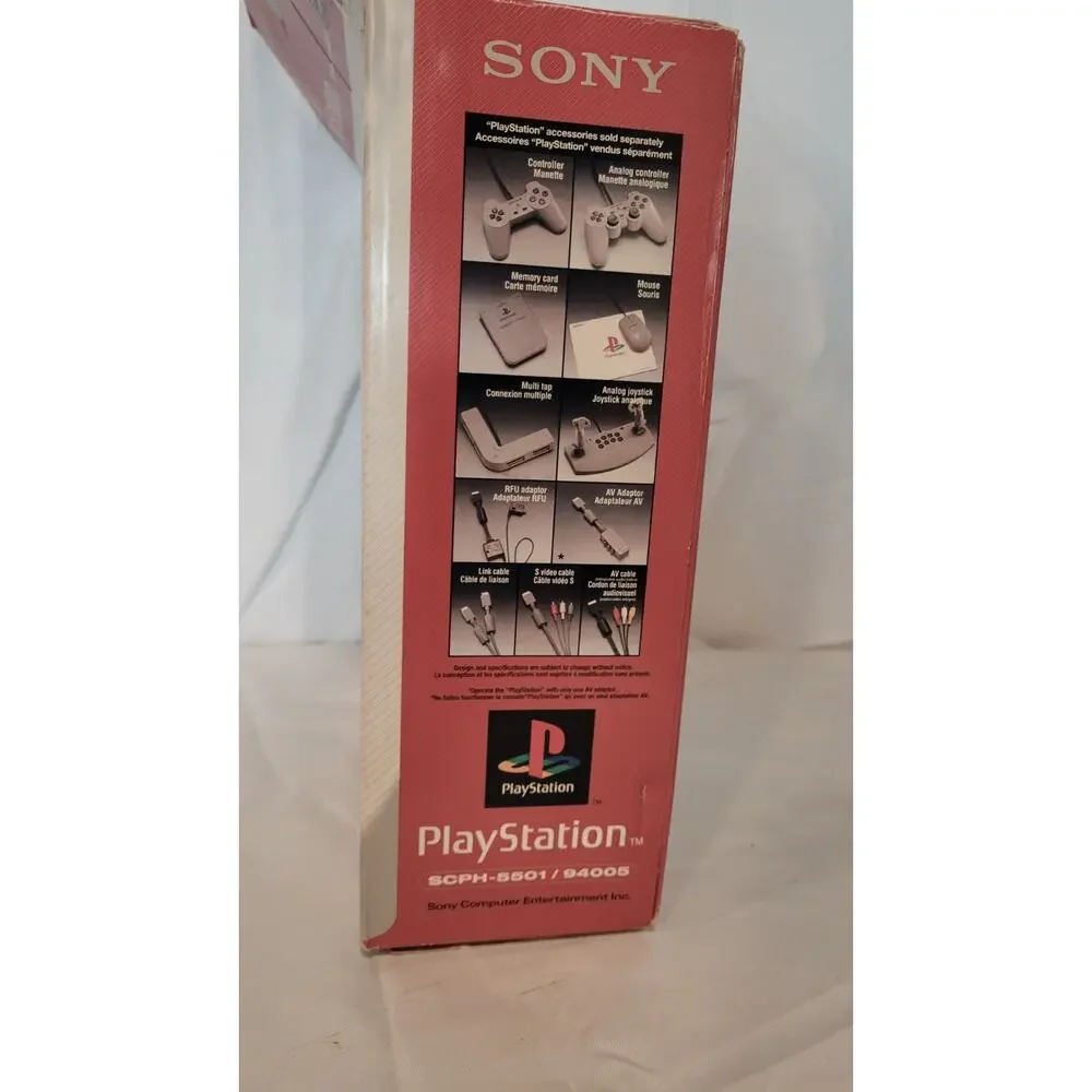 Sony PlayStation PS1 Console Bundle CIB Original Box DDR Game 2 Controllers...